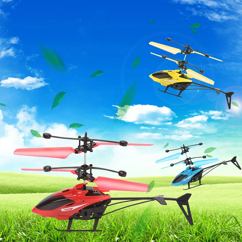 RC Helicopter Mini RC Drone Flying Infraed Induction Helicopter Aircraft Dron Quadcopter Kids Toy Remote Control Flying Toys Kid
