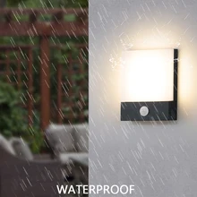 Современный путь домой отель непромокаемый светодиодный открытый настенный светильник алюминий 20 Вт прохода водонепроницаемый крыльцо дорожки Двор Сад коридор