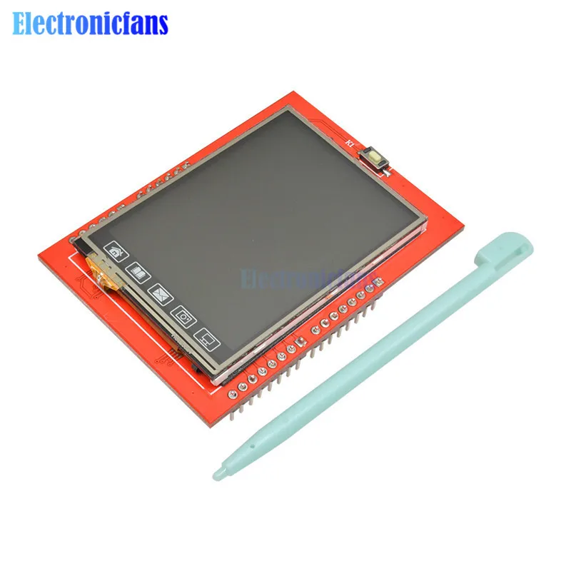 2 4 дюймовый TFT LCD сенсорный экран щит для Arduino UNO R3 Mega2560 ЖК модуль 18 битный 262000
