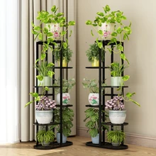 Европейский Железный художественный цветок для гостиной, спальни, Цветочная стойка, многоэтажная внутренняя железная художественная Балконная Цветочная полка, полка для дома