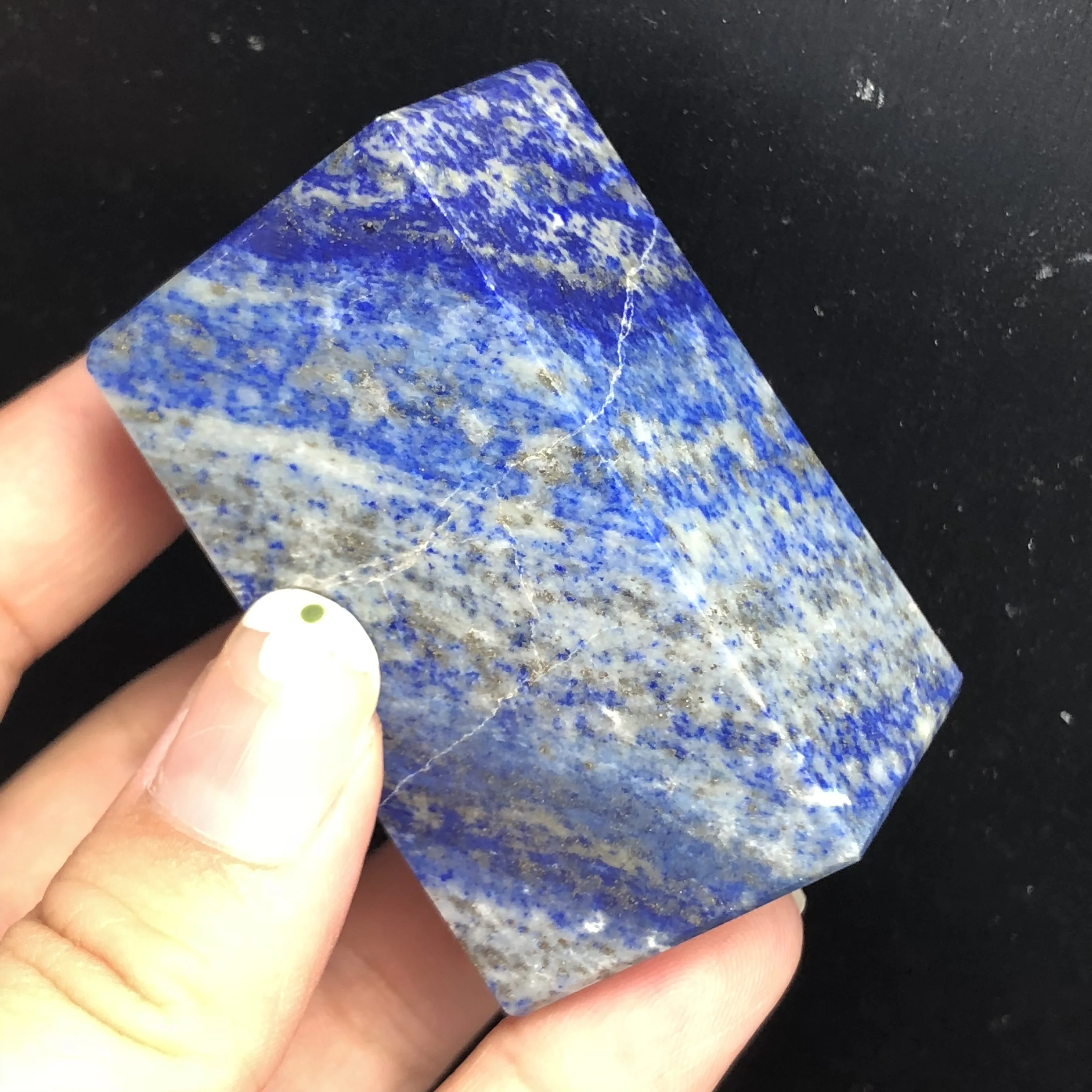 Прямоугольный блок натурального LAPIS Lazuli, можно резные украшения для дома