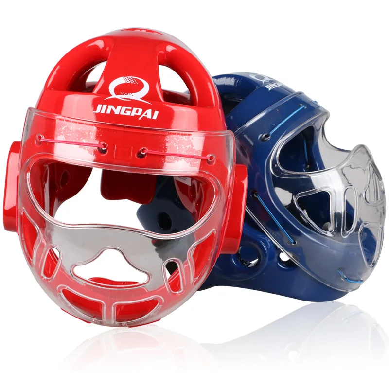 High quality PU coated kids man woman karate Helmet TKD headgear MMA kick head protector professional fighting muay thai helmets