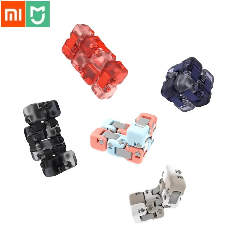

Original Xiaomi Colorful Cube Spinner Finger Brick Building Blocks Safety Portable Gift for kids Intelligence Smart Mini Toys