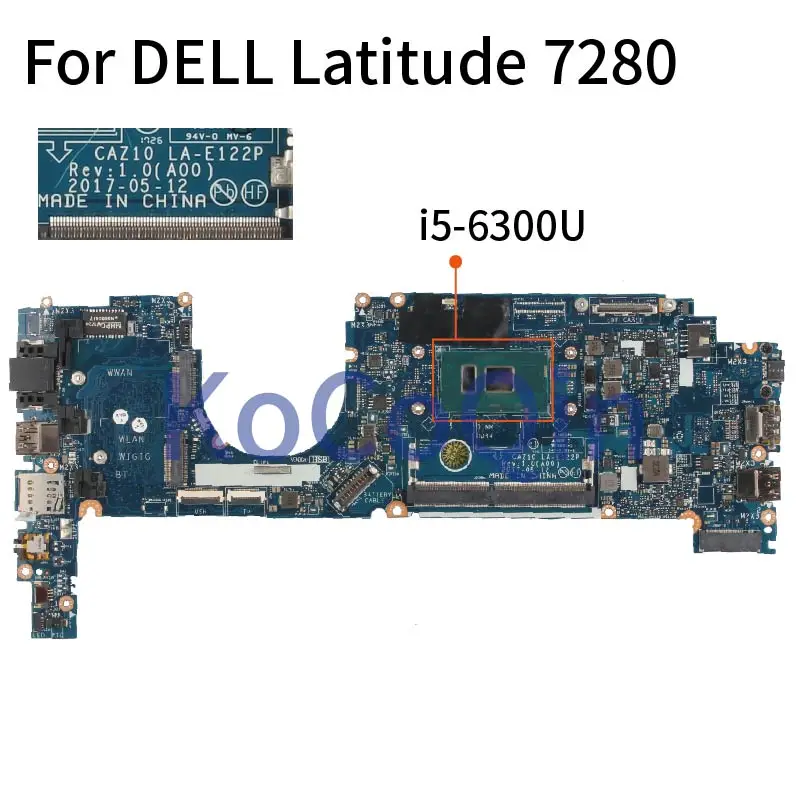 Placa-mãe para Computador Laptop Dell Latitude 7280 Gêmea Placa Principal para Notebook com 10 Tamanhos Diferentes e Sr2f0 Ddr4 - Imagem 6