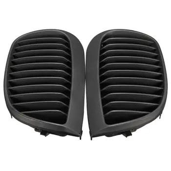 

1 Pair Black Car Front Kidney Grille Racing Grill For Bmw 1 Series E81 E87 2004-2007 Oe:51137077129 51137077130