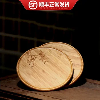 

world simple natural color original bamboo tea plate domestic kungfu tea set mini small teahouse tea table tea tray