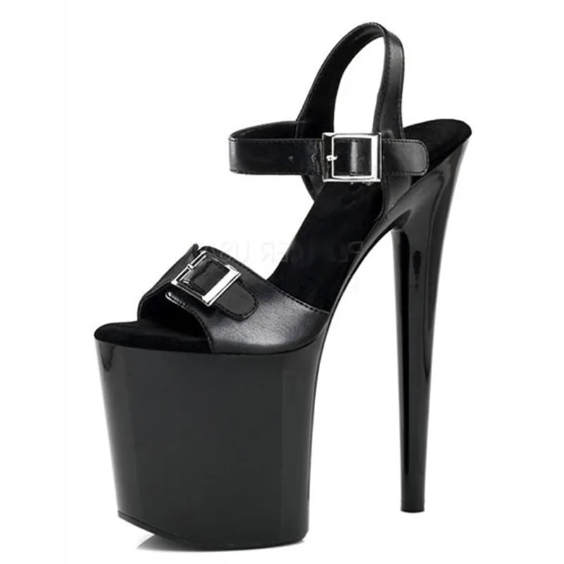 

Sexy model party high heels, women ankle strap gladiator 20 cm thin heel party stage sandals
