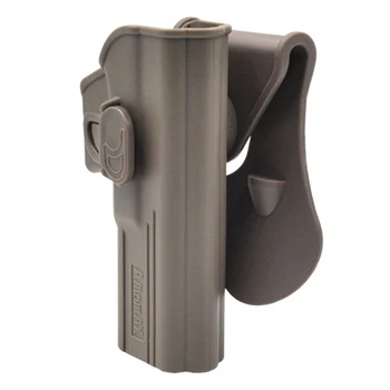

modiker Tactical Holster for Glock 17/22/31 for KWA ATP for APS ACP - Right-handed Black(Standard only with waist plate