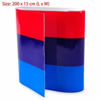 

For BMW models Car Sticker Decorative Replacement Parts 200x15CM Power Flag