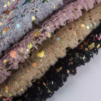 

new fashion magic color hot gold plush clothing home textile cushion shoes scarves fabric160*180cm/pcs