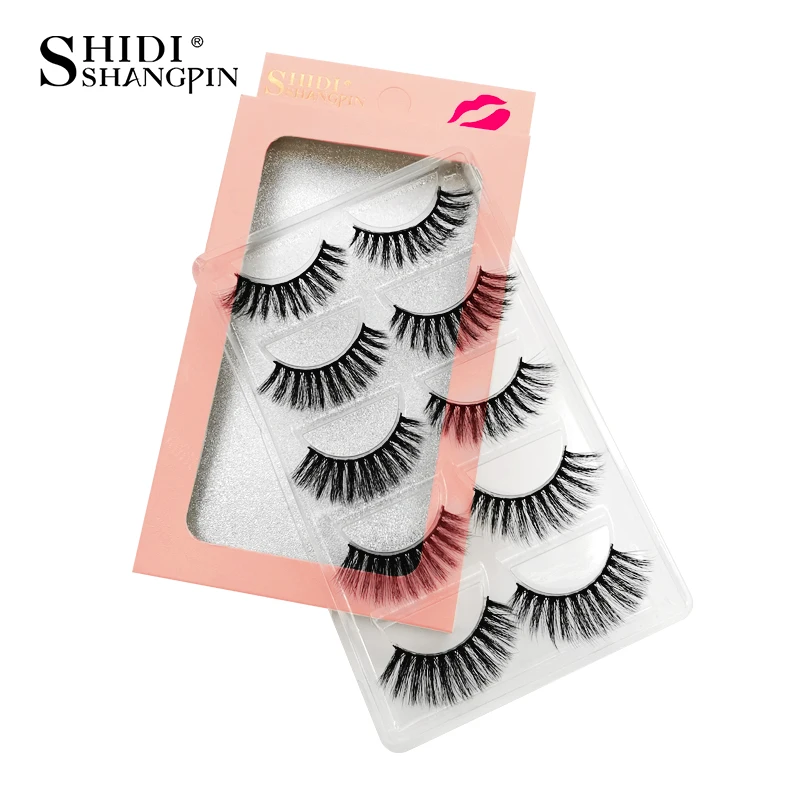 SHIDISHANGPIN, макияж, накладные ресницы, удлинение 50 штук, искусственная норка, ресницы, 250 пар, норковые ресницы, натуральные Мягкие 3d ресницы, maquiagem