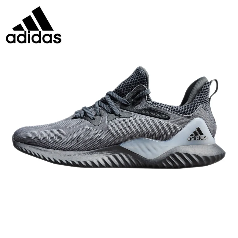 

Original Adidas Alphabounce Beyond Men's Running Shoes Cozy Mesh Breathable Sports Outdoor Sneakers Grey/Dark Grey CG4765 CZ4762