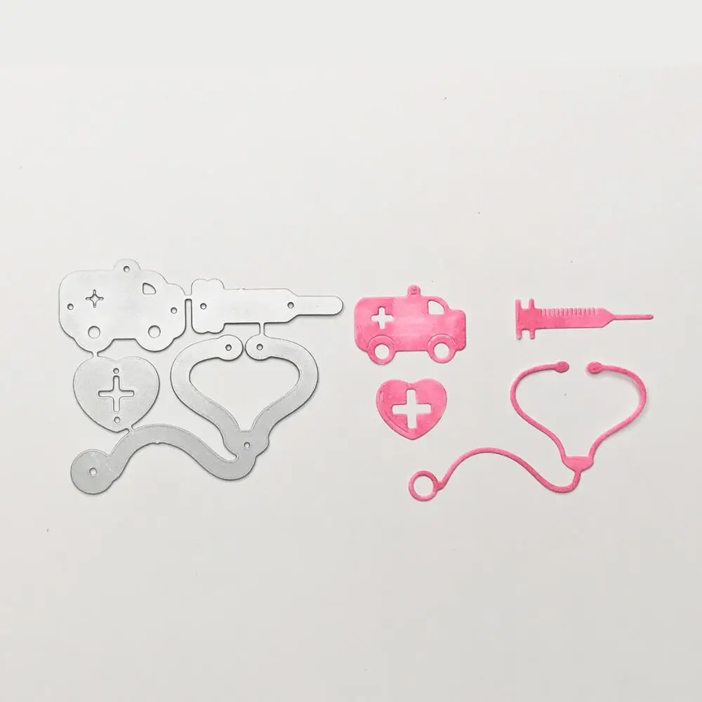 Медицинские аксессуары для докторов металлические режущие штампы серебристый