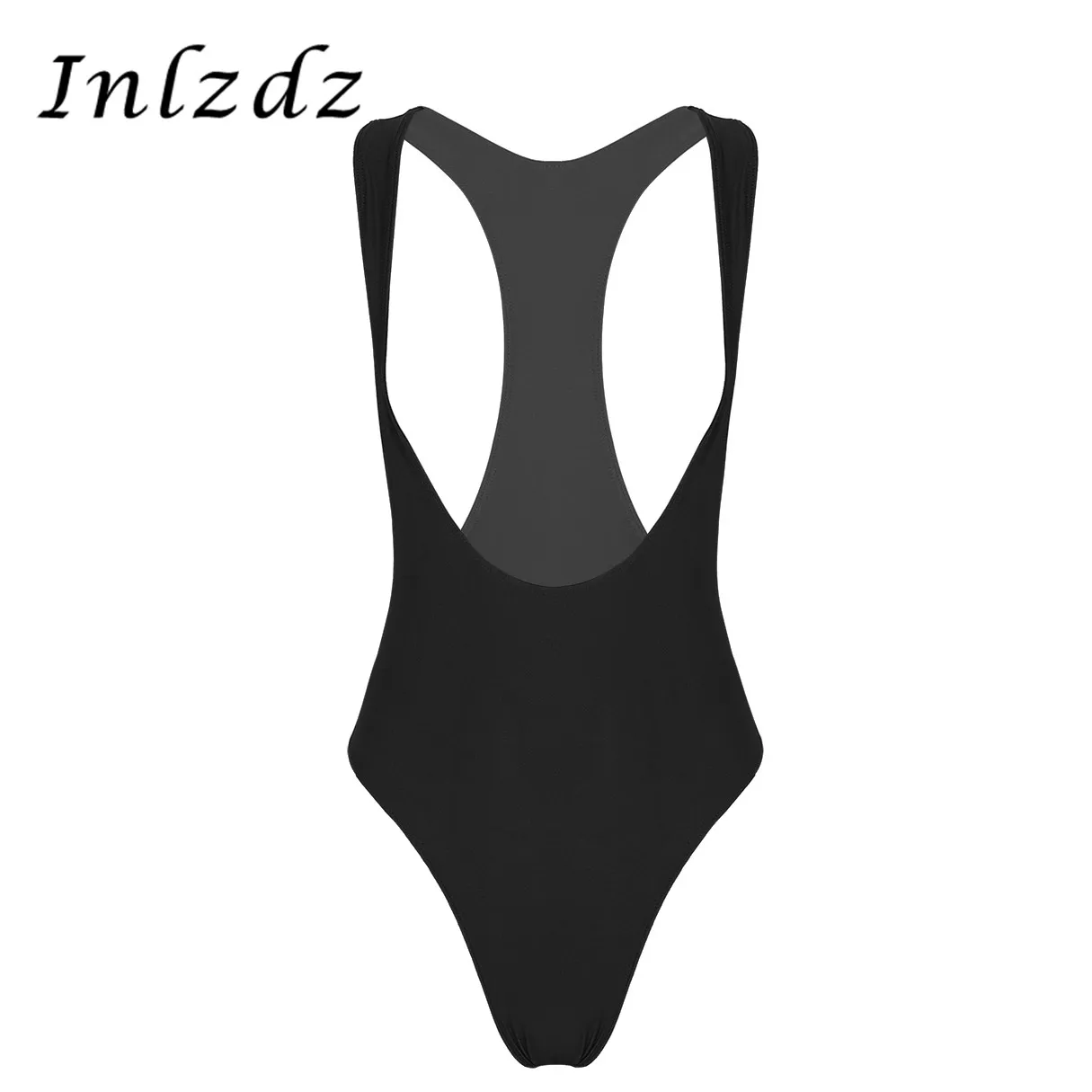 Womens Lingerie Open Chest Bodysuit for Sex Sleeveless Clubwear High