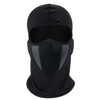 

Unisex Balaclava Cotton Mesh Material Bicycles Full Face Masks Airsoft Hiking Running One Size Protective Gears