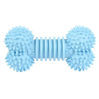 

Cleaning Teeth Durable Playing Training For Aggressive Chewers Bite Resistant Relaxing Home TPR Funny Spur Bone Dog Chew Toys