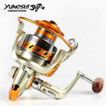 

Europe Hot-selling 12BB 5.5 : 1 Metal Spinning Sea Folding Handle Reel Fishing Reel EF1000- 9000 Bearing aluminum Yumoshi
