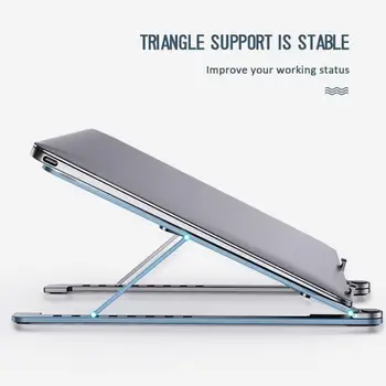 

Besegad Foldable Laptop Stand Aluminum Alloy Cooling Desk Support Stand Bracket Holder for Apple Macbook Air Pro Samsung Bracket
