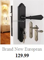 Роскошный Европейский бесшумный врезной дверной замок из меди+ натуральной кожи для интерьера гостиной, спальни, бесшумный дверной замок с ключом/без ключа