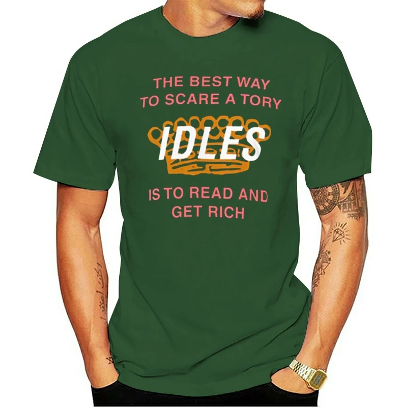 

Idles - The Best Way To Scare A Tory T Shirt Idles Way Scare Tory Read Get Rich Brutalism Uk Punk Post Punk