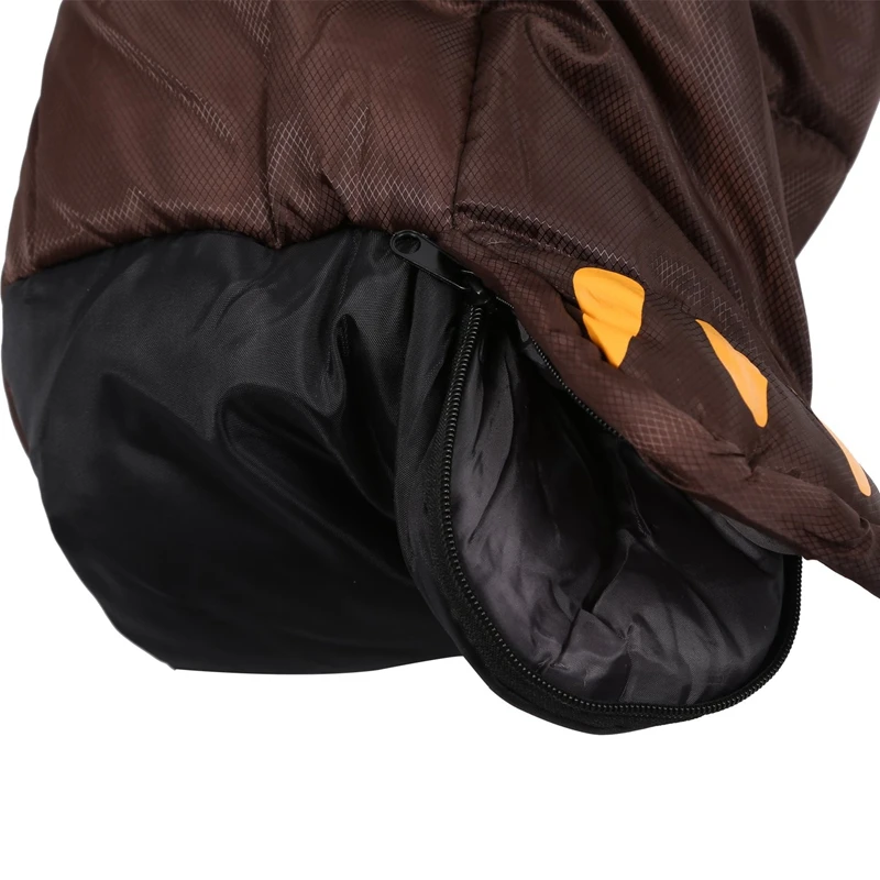 Водонепроницаемый спальный мешок коричневого медведя гуманоида милый модный