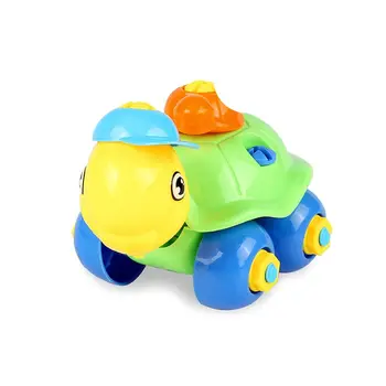 

Early Learning Education DIY Cartoon Model Assemble 3D Puzzle Disassembly Motorcycle Cars Jigsaw Kids Toys Children Gift 090B