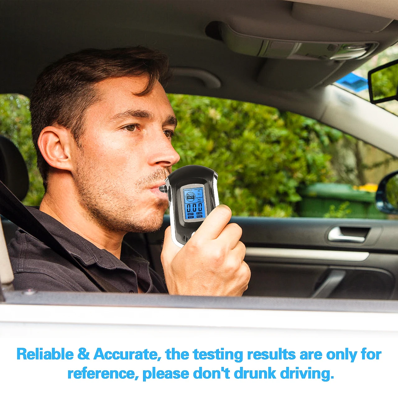 Smart Digital Breath Alcohol Tester LCD Screen AT6000