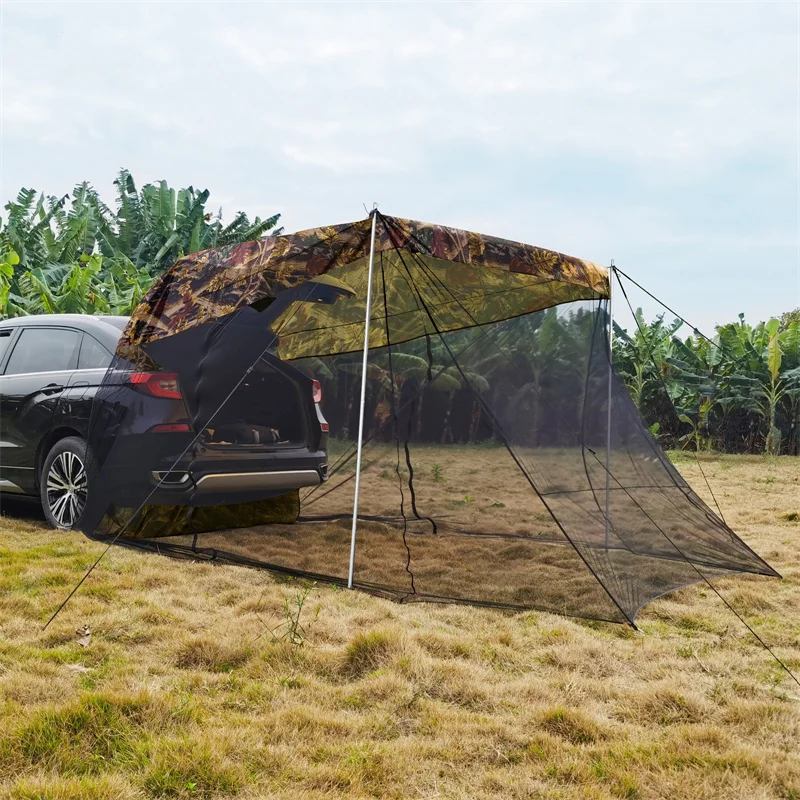 Tienda de campaña trasera para coche, toldo lateral para maletero de