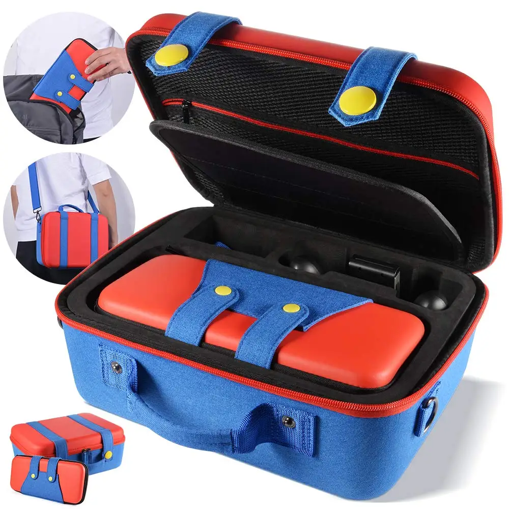 

2 PCS EVA Carrying Storage Case for Nintend Switch, Cute and Deluxe, Protective Hard Shell Bag for Console and Accessories