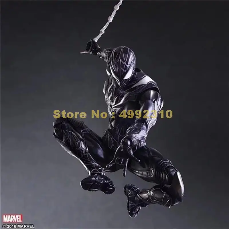 Marvel супер герой Человек-паук ПВХ Человек-паук совместный подвижный Коллекционная модель Фигурка 28 см игрушка
