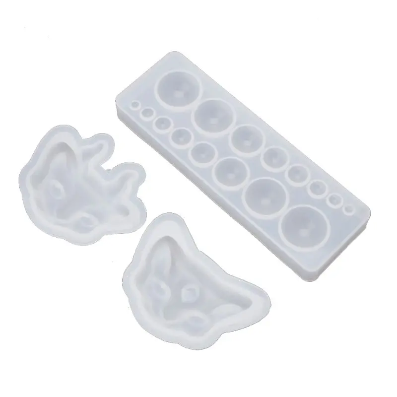 

Cute Cartoon Cat Eye Silicone Resin Molds Kit Epoxy Resin Casting Jewelry Tools U4LE