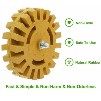 

Tool Grinding Wheel W/ Thread Drill Adapter 4-Inch Decal Film Practical