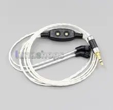6N PCOCC + Puur Zilver Legering Oortelefoon Kabel Voor JH Audio Sirenes Roxanne JH24 LN004751(China)