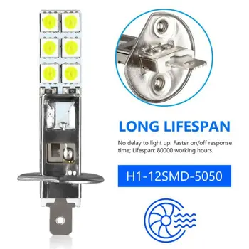 

55W LED Headlight Bulbs LED Headlight Bulbs Kit Driving 4X H1 White 6000K