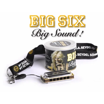 

16667c Big Six folk classic C harmonica, Seydel Sohne