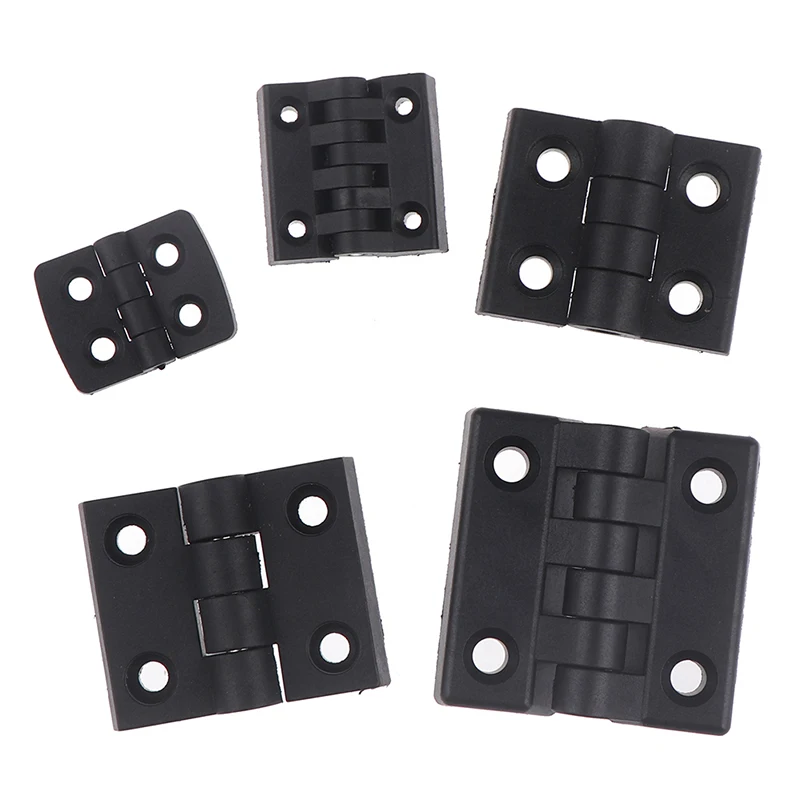 10pcs Bisagras Pequeñas Mini Bisagras Plástico Negro Puertas