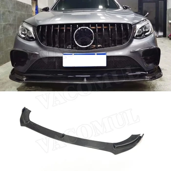 

Carbon Fiber / FRP Front Lip Spoiler for Benz GLC Class W253 GLC63 2014-2018 Head Bumper Chin Guard Car Styling