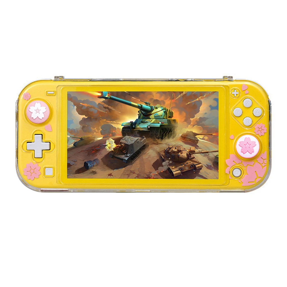 Transparent Crystal Protective Full Cover Retro Console Color LCD Screen Game for NS Switch Lite Game Console Shell