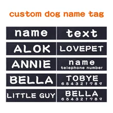 2 PCS K9 Personalizado Tag Nome Do Cão Tag de Cão Personalizado Pet Harness Dog Collar Harness Dog Collar Personalizado Etiqueta autocolante Tags de Nome