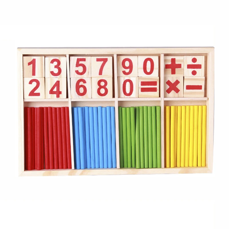Bamboo Counting Sticks Mathematics Montessori | Wooden Counting Sticks ...