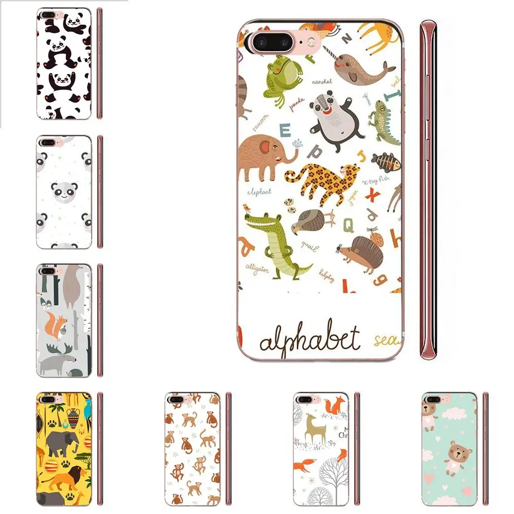 Enclosure Cartoon Panda And Monkey For Sony Xperia Z Z1 Z2 Z3 Z4 Z5 compact Mini M2 M4 M5 T3 E3 E5 XA XA1 XZ Premium | Мобильные