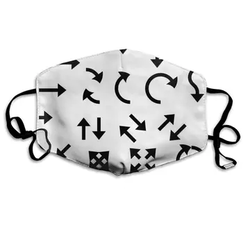 

Black Arrows print Dustproof and windproof mask, washable and reusable, suitable for outdoor sports