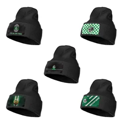 Maccabi Haifa Fc Printed Hat Knit Cuff Skull Cap Beanie Cap Daily Beanie Hat for Men and Women