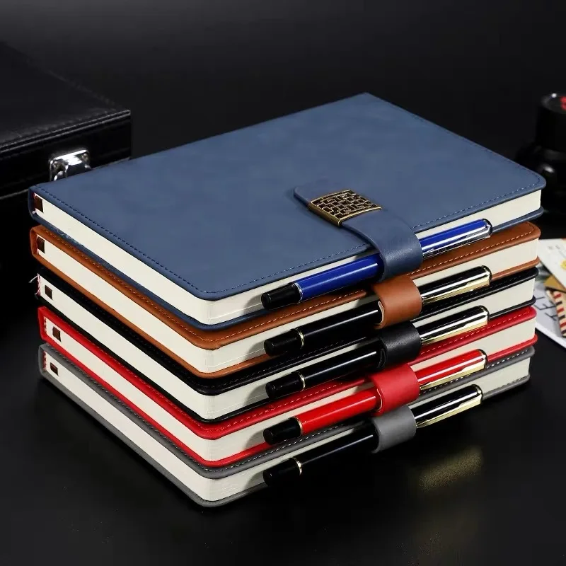 

Laptop A5 Sheep Bar Belt Buckle Notepad Set Business Gift Box Office Supplies Book Customizable Currently Available Wholesale