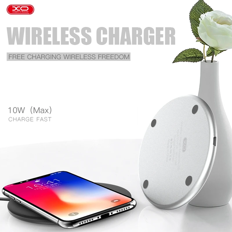 XO WX01Qi 10 Вт Беспроводное зарядное устройство для iPhone 11 Pro Max XR быстрое зарядное устройство Беспроводная зарядка для samsung S9 Note 10 зарядное устройство