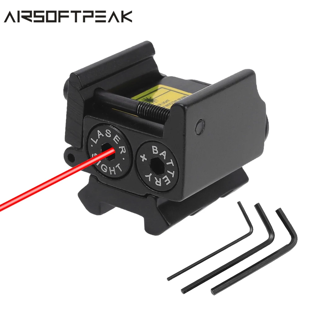 

Tactical Red Dot Laser Sight for 20mm Picatinny Rail Mount Waterproof Military Low Profile Airsoft Rifle Scope Optics