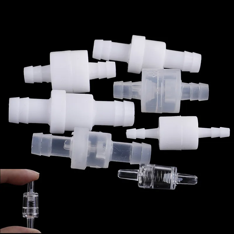 

1Pc 4 / 6 / 8 / 12mm Plastic One Way Inline Check Valve Gas Air Liquid Water Fluids Valve