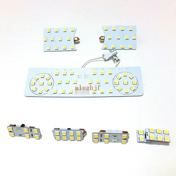 

July King LED Car Interior Reading Lights Case for Volkswagen Tiguan Without Sunroof Version, 7Pcs/set, 76 LEDs 5050SMD 6000K