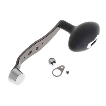 

1 Set Fishing Reel Rocker Lengthen Long Handle Arm Ball Shaped Knob Aluminum Alloy Carbon Spinning Rotating Bait Casting Powerfu