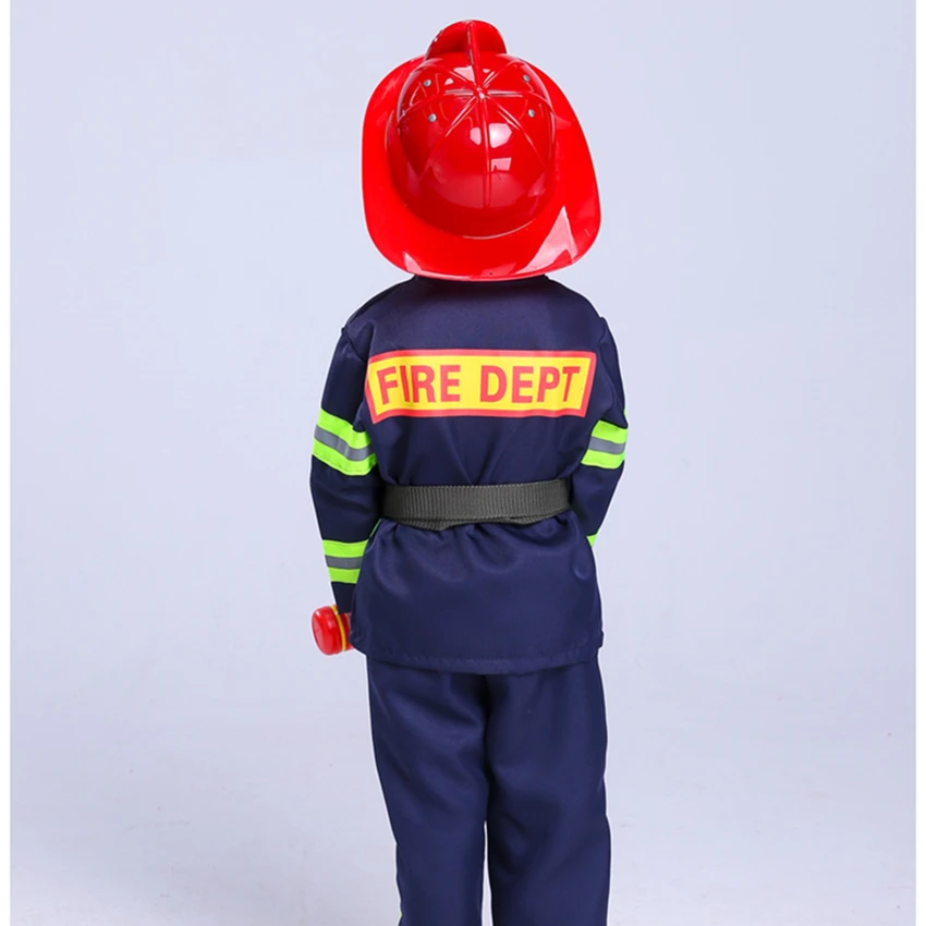 2020 Подростковая форма пожарного Сэма Детский костюм на Хэллоуин костюмы